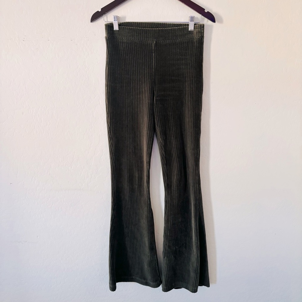 Aerie‎ Small Short Olive Corduroy Pants Stretchy Pull-on